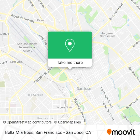 Bella Mia Bees map