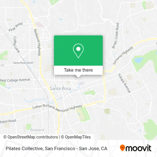 Pilates Collective map