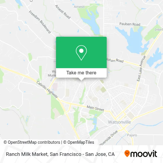 Ranch Milk Market map