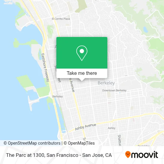 The Parc at 1300 map
