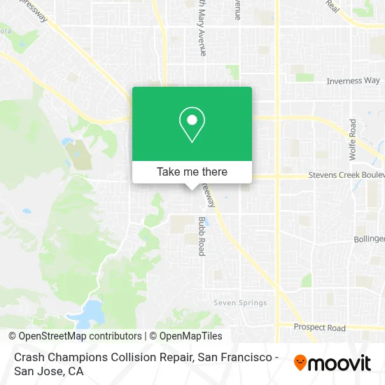 Crash Champions Collision Repair map