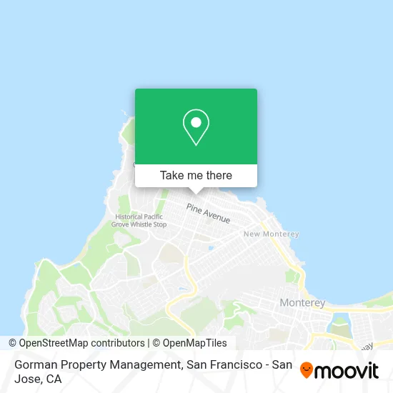 Gorman Property Management map