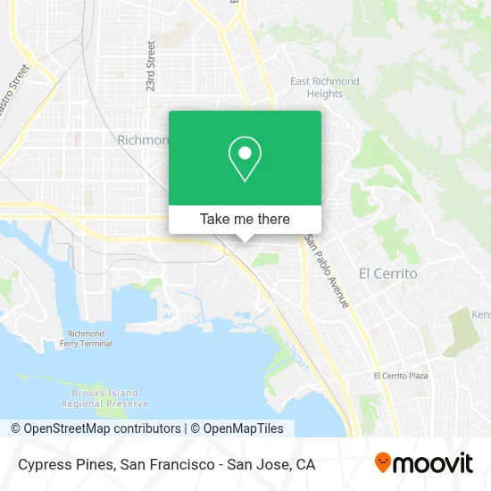 Cypress Pines map