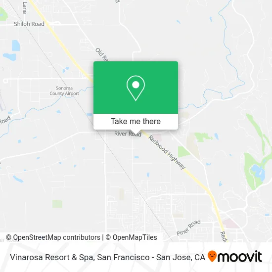 Vinarosa Resort & Spa map