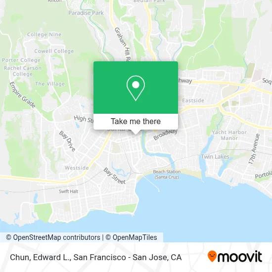 Chun, Edward L. map