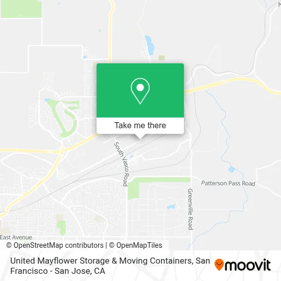 United Mayflower Storage & Moving Containers map