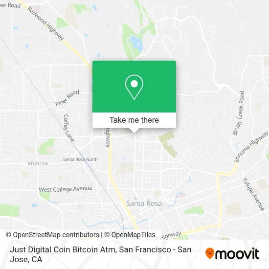 Just Digital Coin Bitcoin Atm map