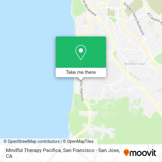 Mindful Therapy Pacifica map