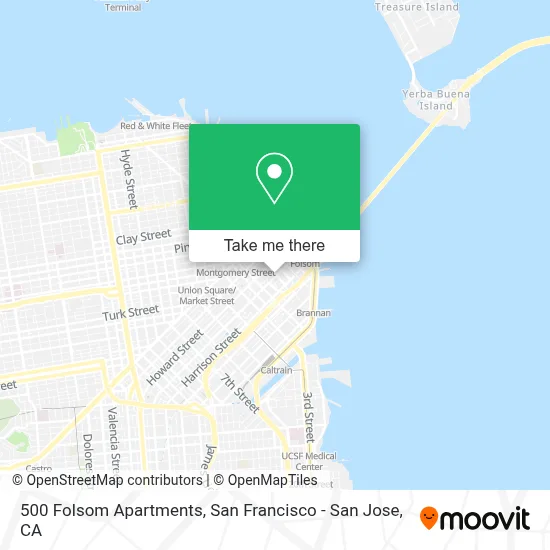 500 Folsom Apartments map