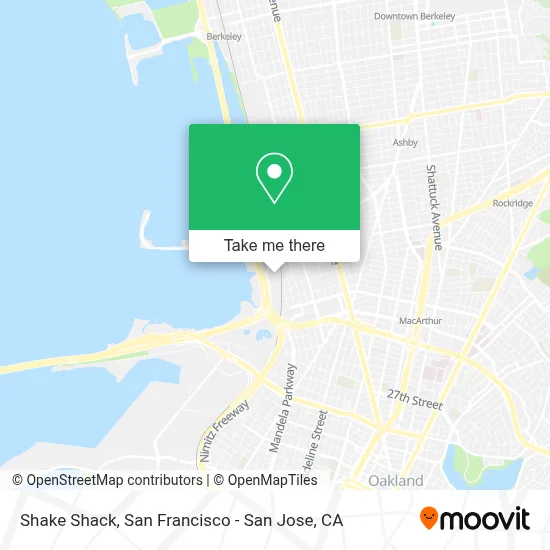 Shake Shack map