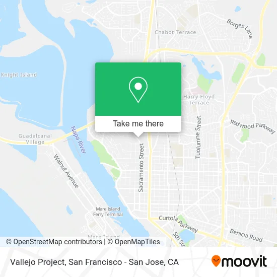 Vallejo Project map