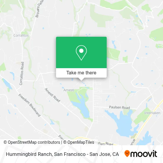 Hummingbird Ranch map