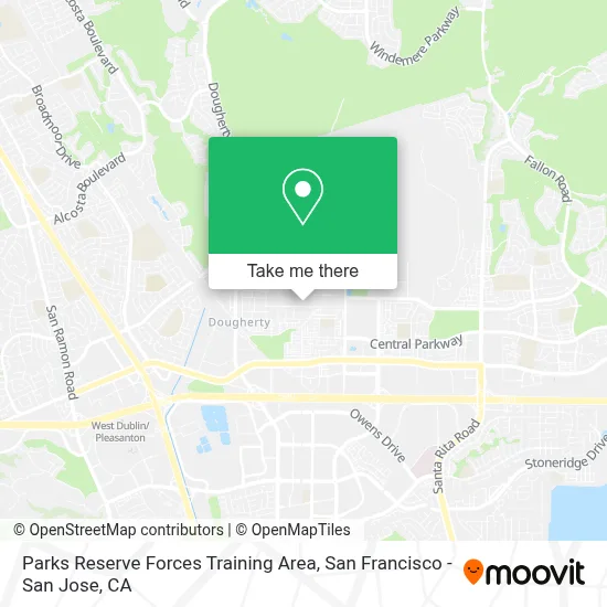 Parks Reserve Forces Training Area map