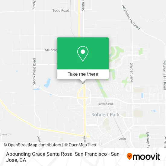 Abounding Grace Santa Rosa map