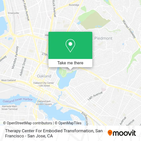 Therapy Center For Embodied Transformation map