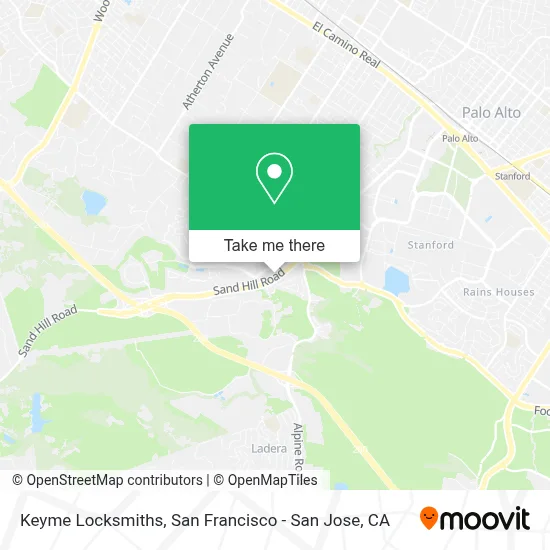 Keyme Locksmiths map