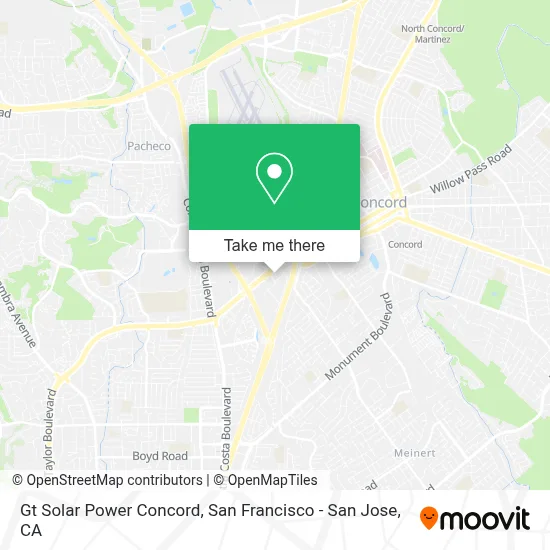 Gt Solar Power Concord map