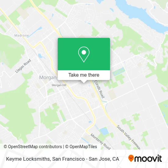Keyme Locksmiths map