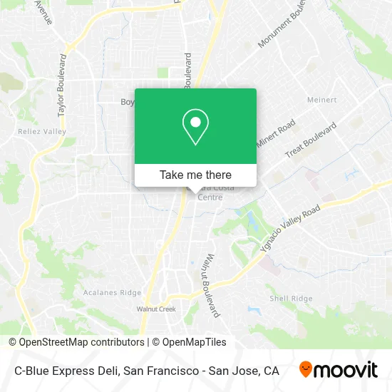 C-Blue Express Deli map
