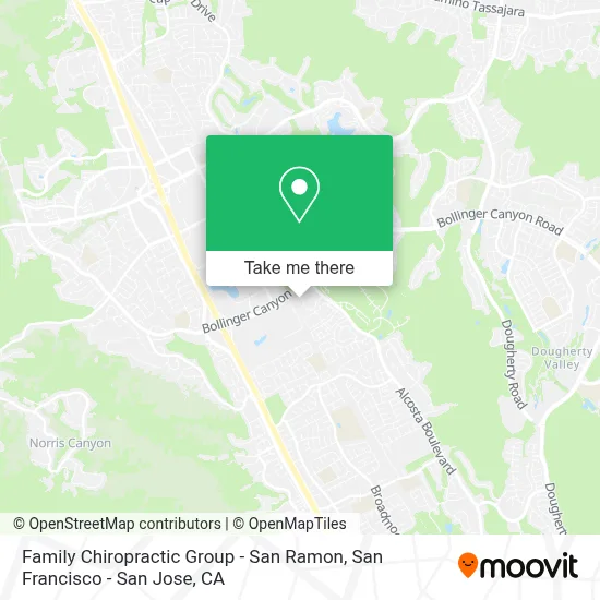 Family Chiropractic Group - San Ramon map