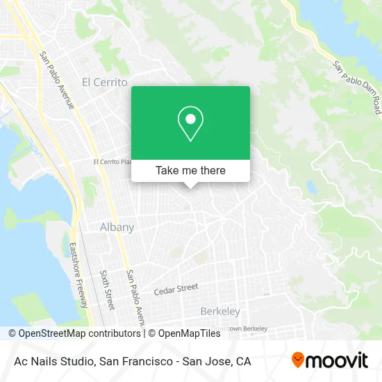 Ac Nails Studio map