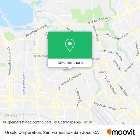 Oracle Corporation map