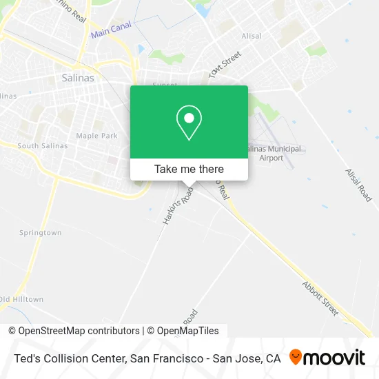 Ted's Collision Center map