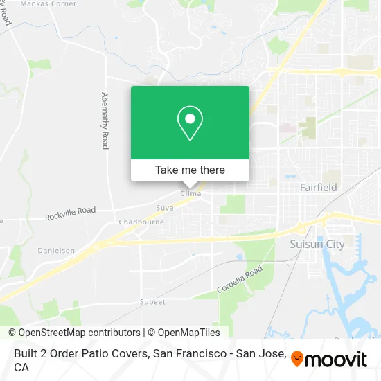 Built 2 Order Patio Covers map