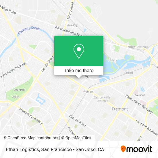 Ethan Logistics map