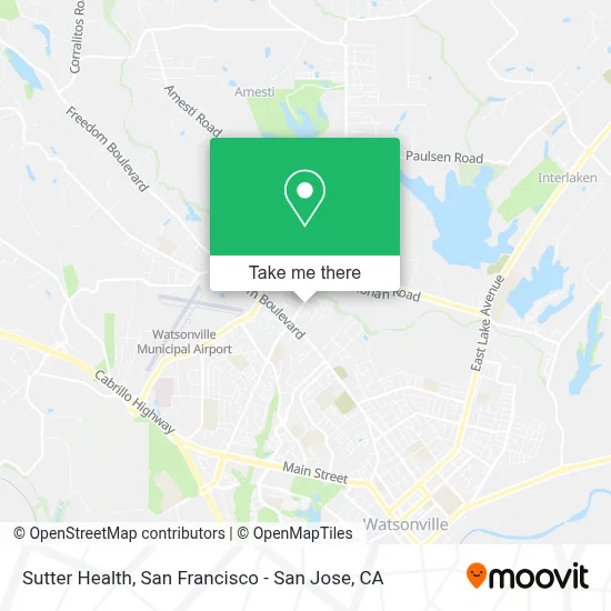 Sutter Health map