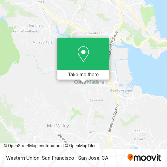 Western Union map
