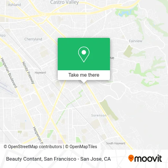 Beauty Contant map
