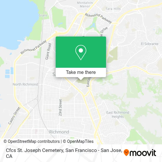 Cfcs St. Joseph Cemetery map