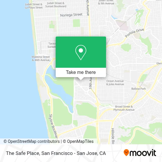 The Safe Place map