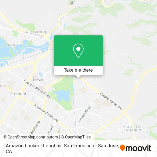 Amazon Locker - Longhair map