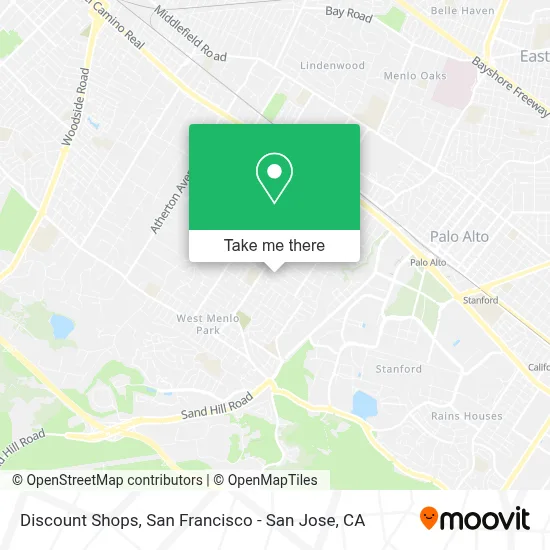 Discount Shops map