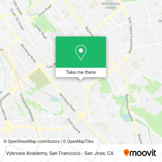 Vybrows Academy map