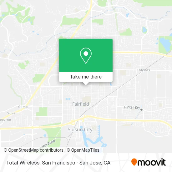 Total Wireless map