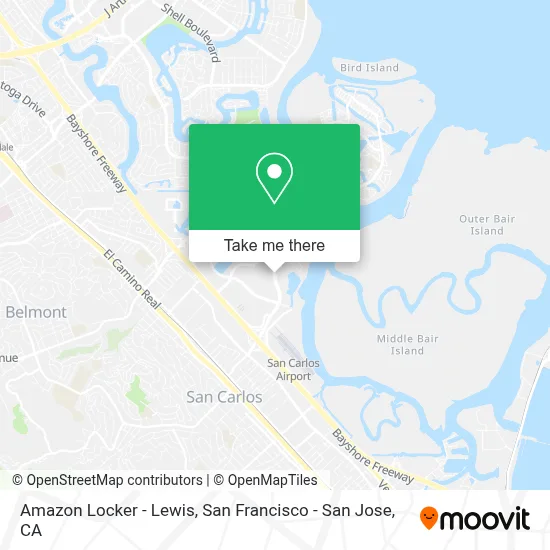 Amazon Locker - Lewis map