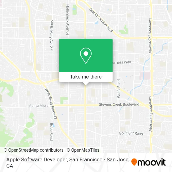 Apple Software Developer map