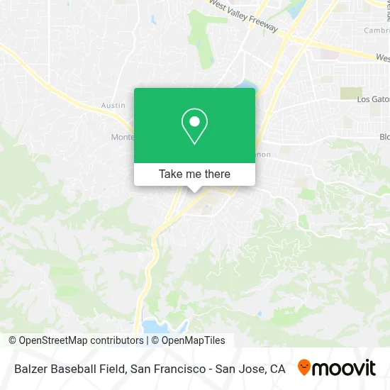 Balzer Baseball Field map