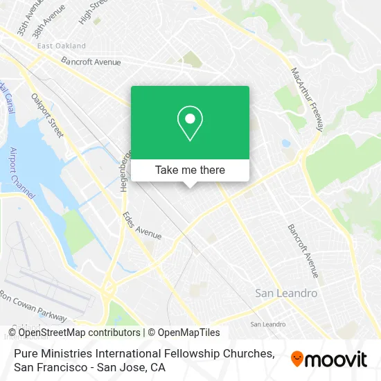 Pure Ministries International Fellowship Churches map