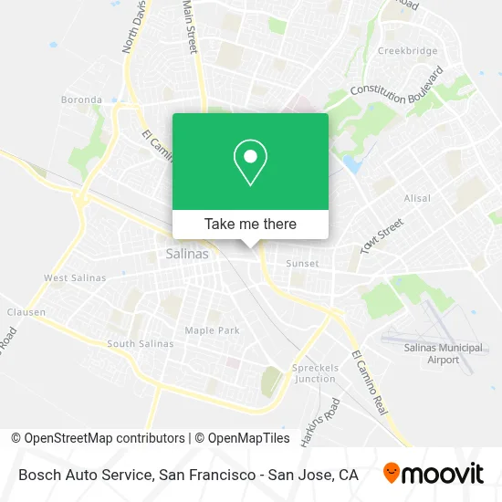 Bosch Auto Service map