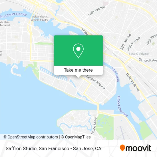 Saffron Studio map