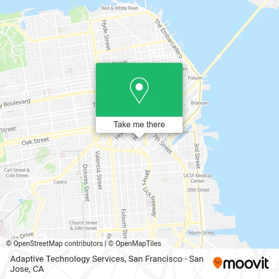 Adaptive Technology Services map