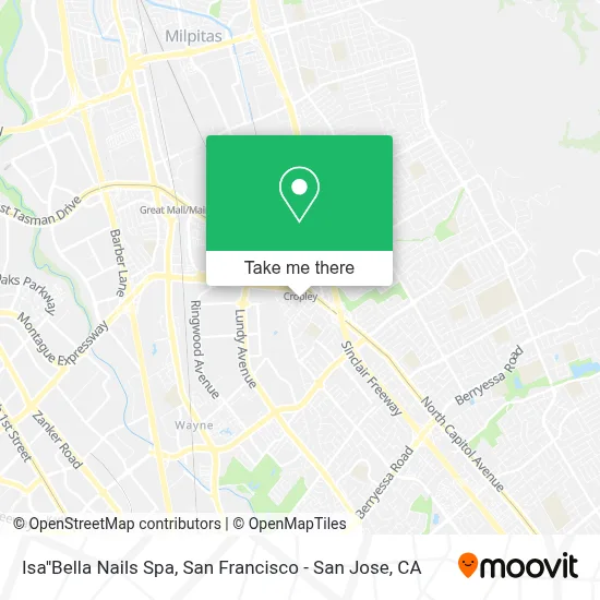 Isa''Bella Nails Spa map