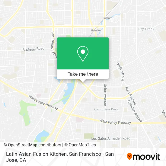 Latin-Asian-Fusion Kitchen map