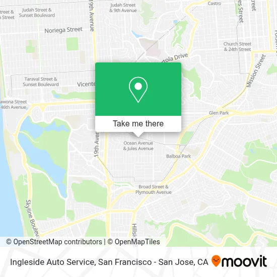 Ingleside Auto Service map