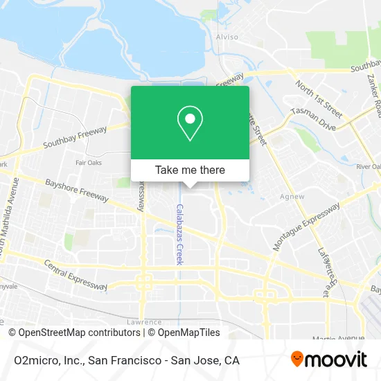 O2micro, Inc. map