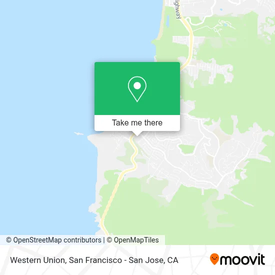 Western Union map